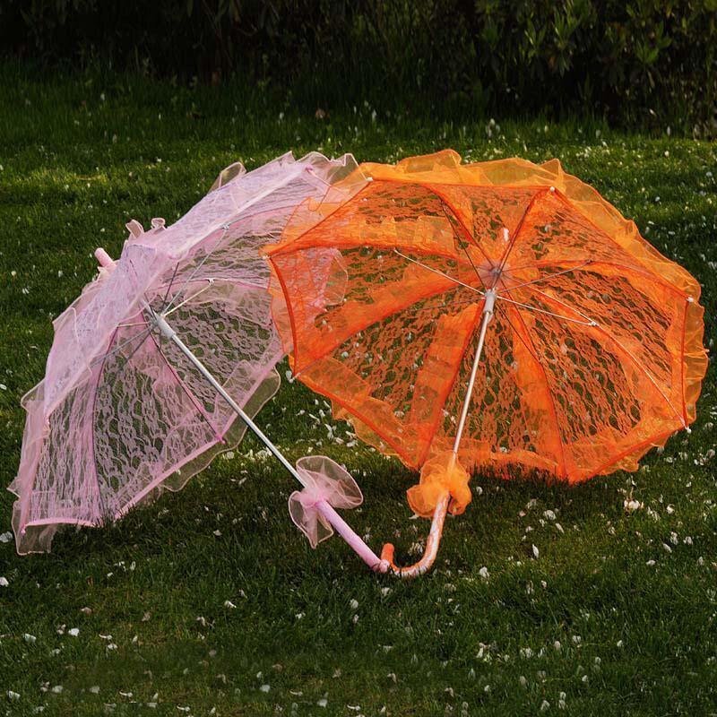56cm*58cm Spitze Regenschirm Pavillon Handwerk Hochzeit Dekoration Kinder Kinder Fotografie Requisiten