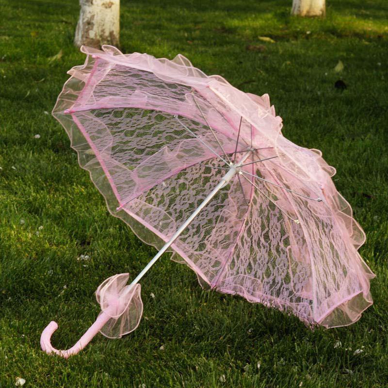 56cm*58cm Spitze Regenschirm Pavillon Handwerk Hochzeit Dekoration Kinder Kinder Fotografie Requisiten