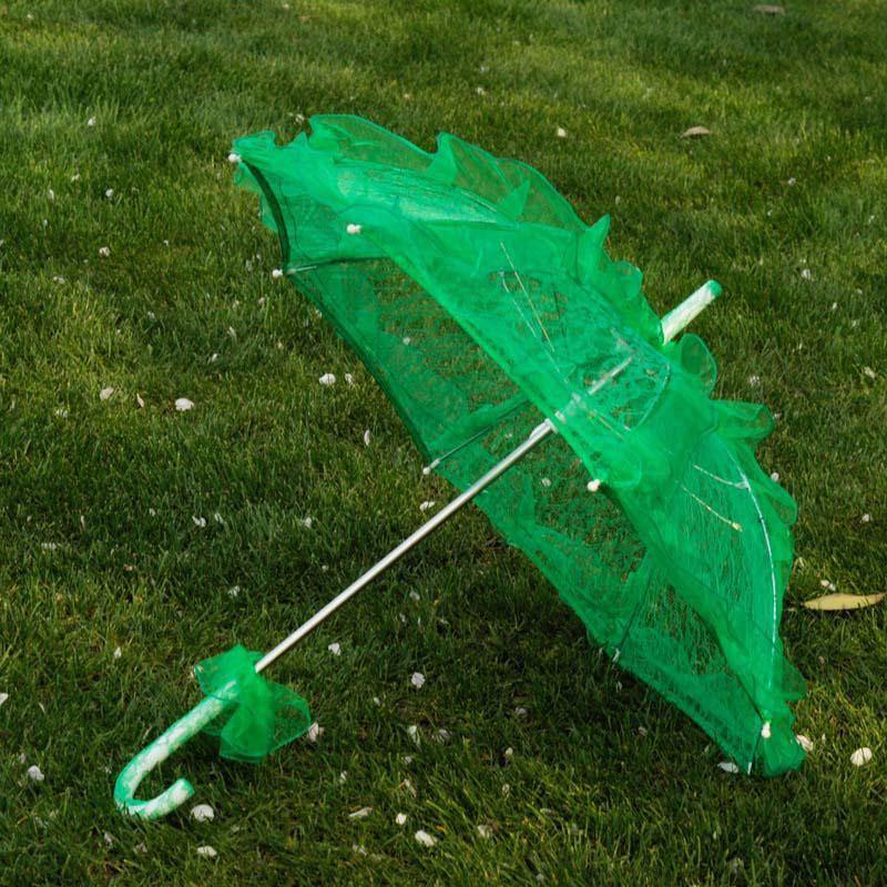 56cm*58cm Spitze Regenschirm Pavillon Handwerk Hochzeit Dekoration Kinder Kinder Fotografie Requisiten