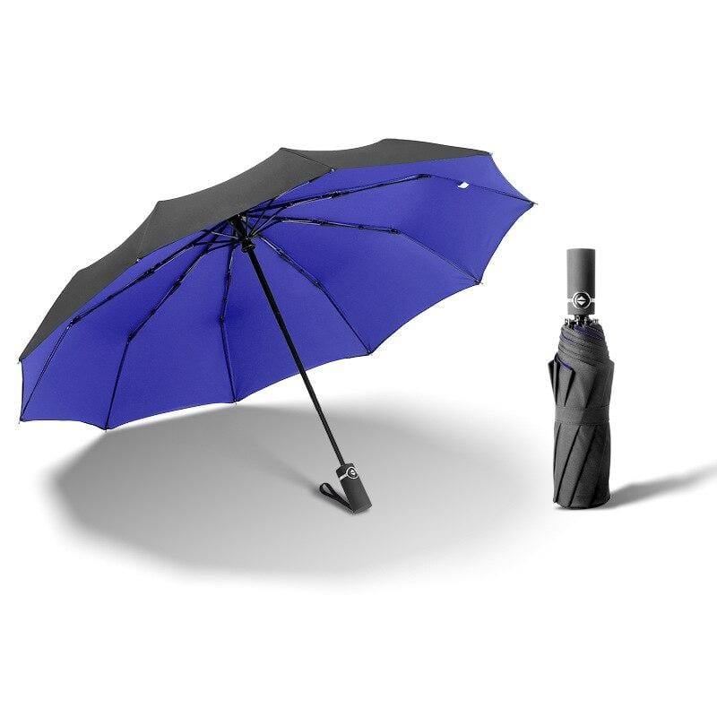 Luxus Winddicht Faltender Automatischer Blau Himmel&Weiße Wolken Regenschirm Für Frauen Männer UV Auto Sonnen Regen Regenschirm Damen YD063
