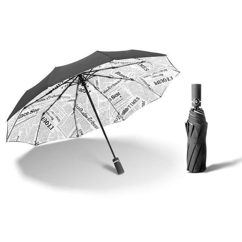 Luxus Winddicht Faltender Automatischer Blau Himmel&Weiße Wolken Regenschirm Für Frauen Männer UV Auto Sonnen Regen Regenschirm Damen YD063