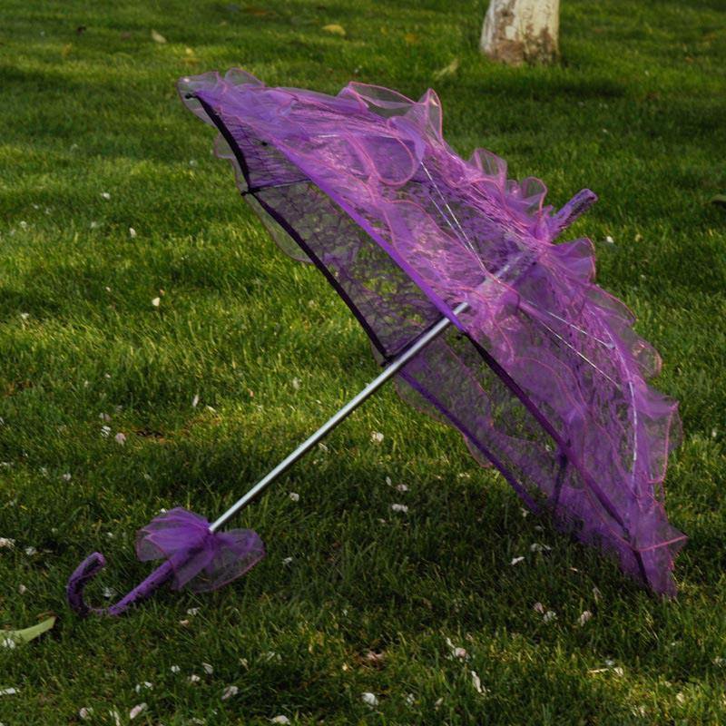 56cm*58cm Spitze Regenschirm Pavillon Handwerk Hochzeit Dekoration Kinder Kinder Fotografie Requisiten
