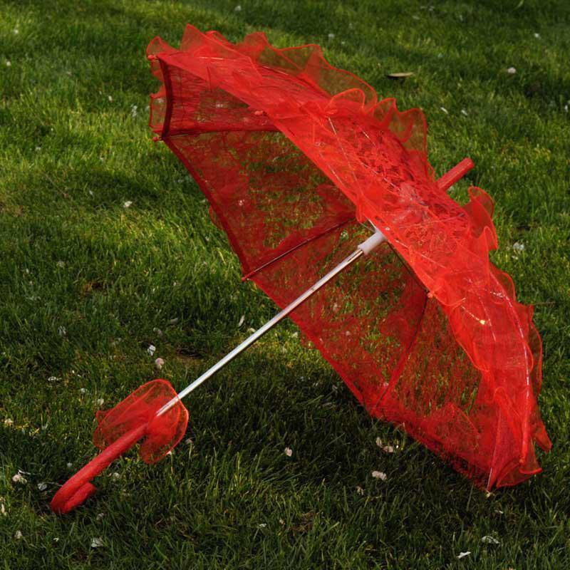 56cm*58cm Spitze Regenschirm Pavillon Handwerk Hochzeit Dekoration Kinder Kinder Fotografie Requisiten