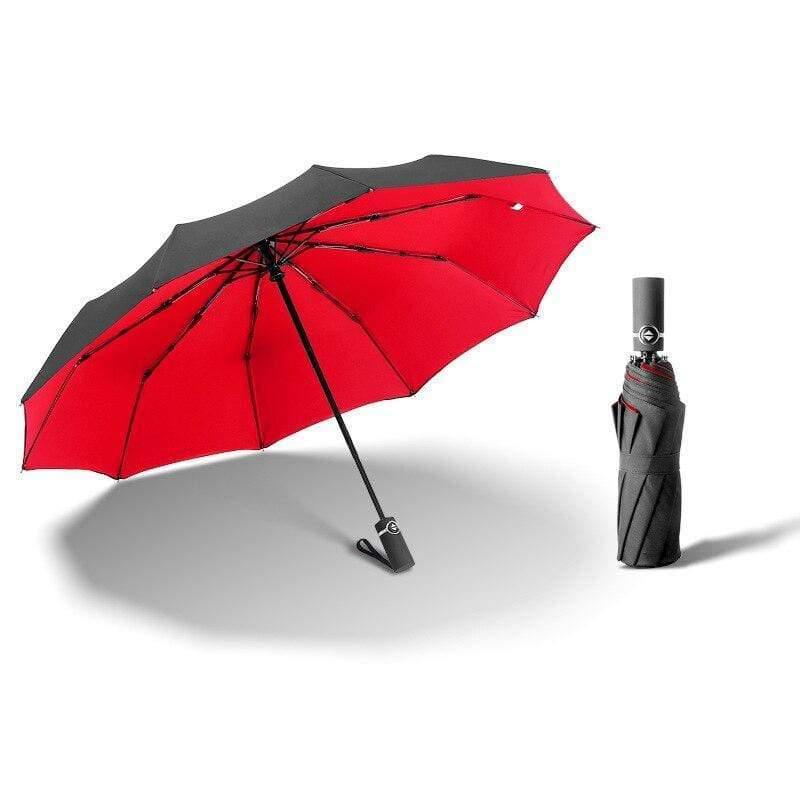 Luxus Winddicht Faltender Automatischer Blau Himmel&Weiße Wolken Regenschirm Für Frauen Männer UV Auto Sonnen Regen Regenschirm Damen YD063