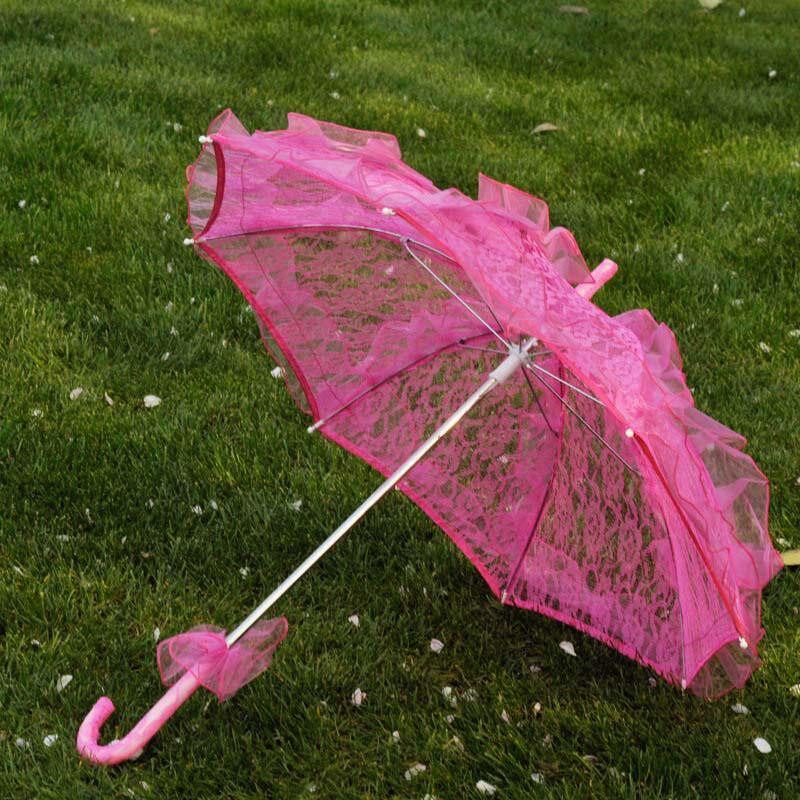 56cm*58cm Spitze Regenschirm Pavillon Handwerk Hochzeit Dekoration Kinder Kinder Fotografie Requisiten