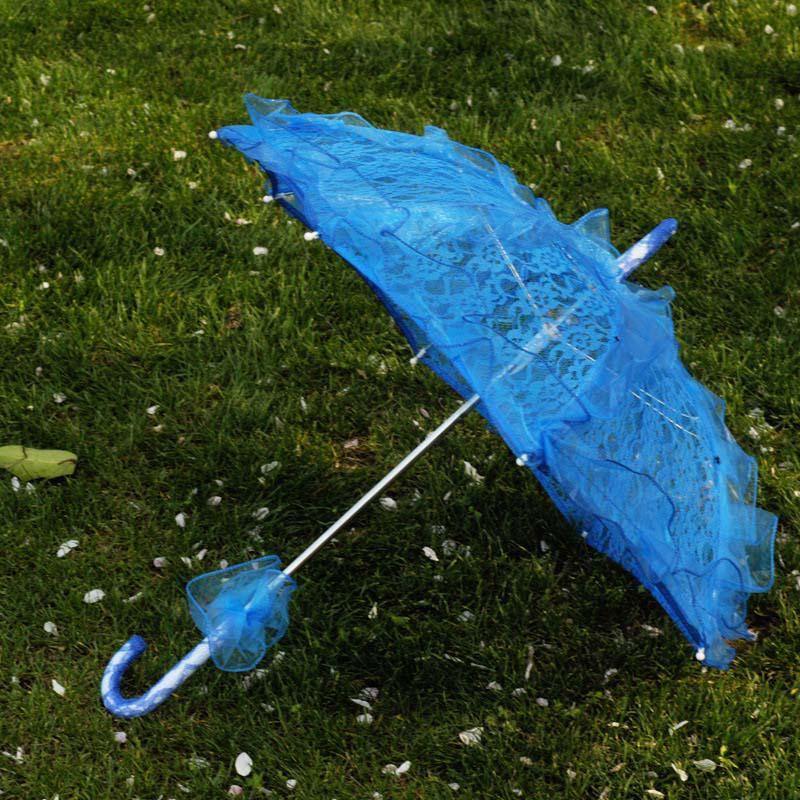 56cm*58cm Spitze Regenschirm Pavillon Handwerk Hochzeit Dekoration Kinder Kinder Fotografie Requisiten