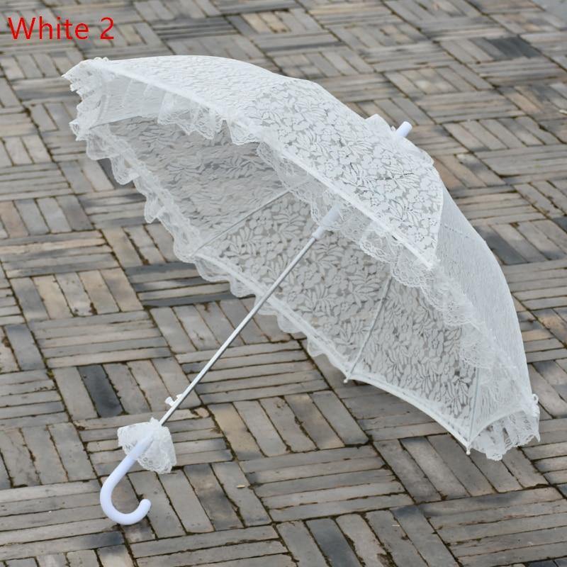 56cm*58cm Spitze Regenschirm Pavillon Handwerk Hochzeit Dekoration Kinder Kinder Fotografie Requisiten