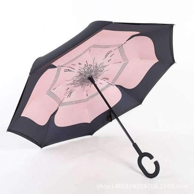 Design Doppel-Lagen Umgekehrter Regenschirm Selbststehender Regenschirm Regen Umkehr-Auto-Regenschirme Dropshipping