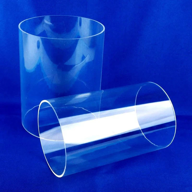 110~160mm Transparent Klar Plexiglas Rohr Wohnkultur Stress Relief MINI Aquarium Fisch Tank DIY Zubehör Acryl Rohr