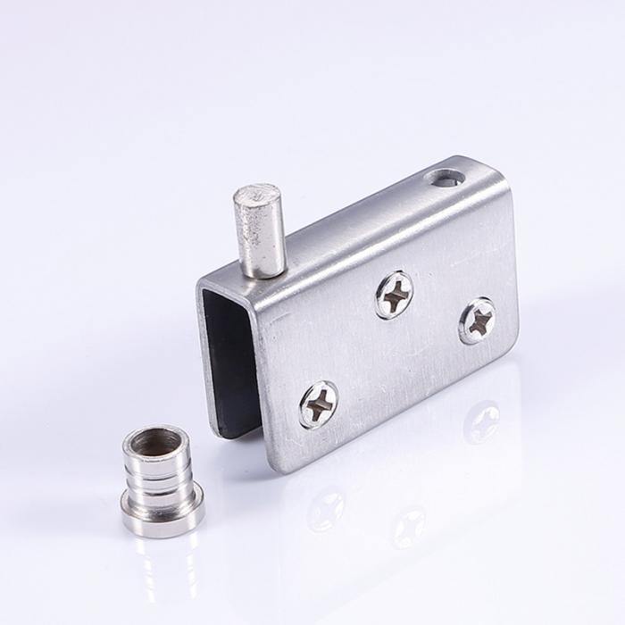 4 Stk. Edelstahl-Glashardware für 5-8mm/10-12mm Glasschiebetüren Glas Pivot Klammern Türscharniere 4 Größen