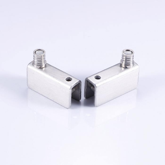4 Stk. Edelstahl-Glashardware für 5-8mm/10-12mm Glasschiebetüren Glas Pivot Klammern Türscharniere 4 Größen