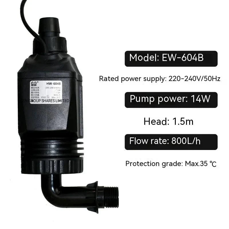SUNSUN JP-450g Wasserpumpe neue Version 6W geeignet für HW-602B 603B 604B Außenfilter Aquarium Fischbecken 400L/H 800L/H