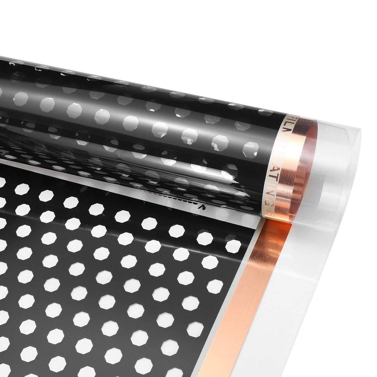 80x200cm 220W Infrarot Fußbodenheizungsfolie Elektrisch Hochwertige Carbonfaser Elektrische Heizmatte Fußbodenheizungsfolie