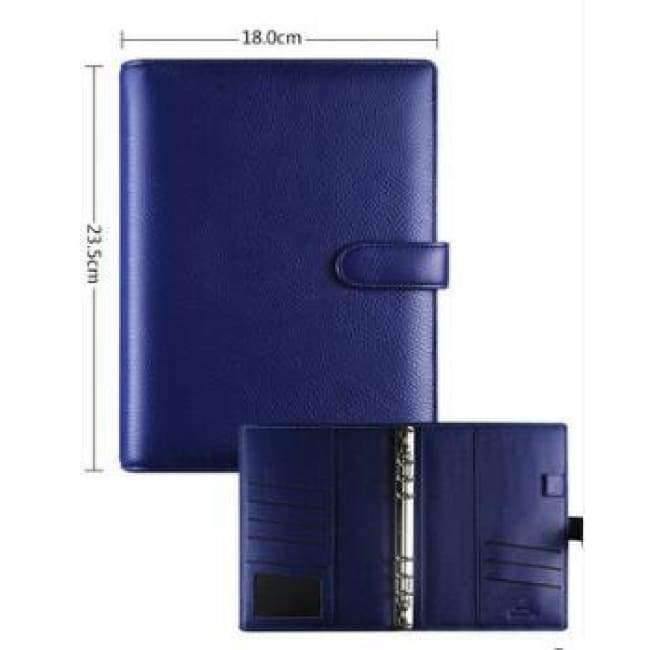 Echtes Leder Logo Anpassbare A5 Notizbuch Rindsleder Reisende Lose Blätter Büro Gewerbliche Schreibblöcke Tagebuch Ringe Binder