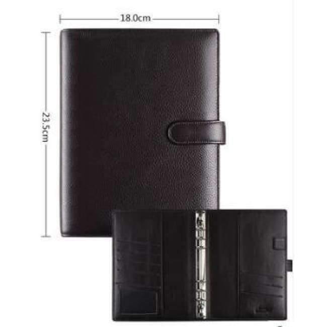 Echtes Leder Logo Anpassbare A5 Notizbuch Rindsleder Reisende Lose Blätter Büro Gewerbliche Schreibblöcke Tagebuch Ringe Binder