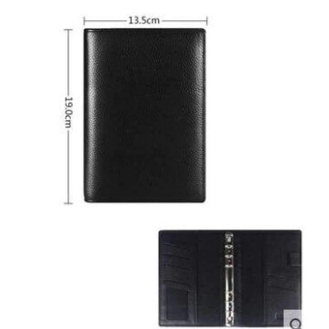 Echtes Leder Logo Anpassbare A5 Notizbuch Rindsleder Reisende Lose Blätter Büro Gewerbliche Schreibblöcke Tagebuch Ringe Binder