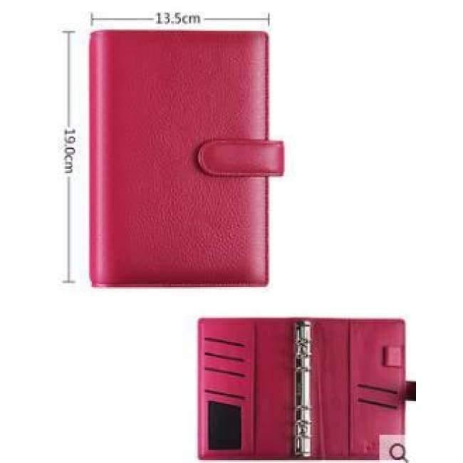 Echtes Leder Logo Anpassbare A5 Notizbuch Rindsleder Reisende Lose Blätter Büro Gewerbliche Schreibblöcke Tagebuch Ringe Binder