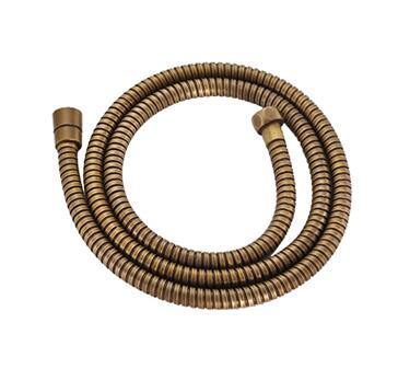 Duschschlauch 150 cm Edelstahl Duschrohr flexibel Gold Badezimmer-Schlauch Sanitär Chrom ORB