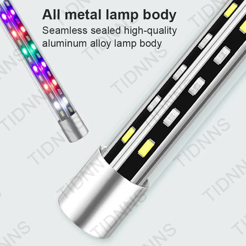 Aquarium Licht LED Weitwinkel Wasserdicht Fischtank Lampe Unterwasser Helligkeit RGB Aquarium Dekor Licht Pflanzenwachstums lampe 22-57