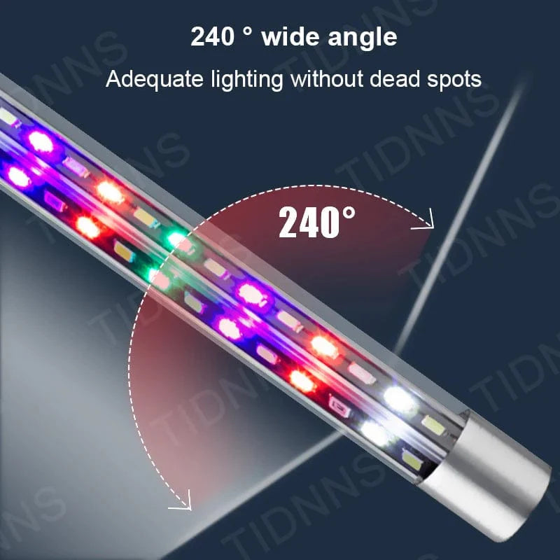 Aquarium Licht LED Weitwinkel Wasserdicht Fischtank Lampe Unterwasser Helligkeit RGB Aquarium Dekor Licht Pflanzenwachstums lampe 22-57
