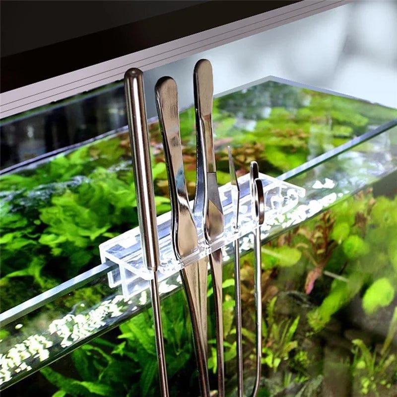 Aquarium Werkzeuge Set Schere Pinzette Pflanzen Wellenzange Gras Edelstahl Reinigungswerkzeuge Fischtank Schaufeln Aquarium Zubehör