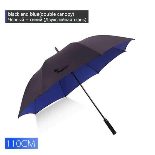 130cm large umbrella men's golf umbrella windproof double-layer automatic long-handled umbrella ladies men's