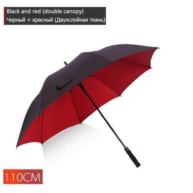 130cm large umbrella men's golf umbrella windproof double-layer automatic long-handled umbrella ladies men's