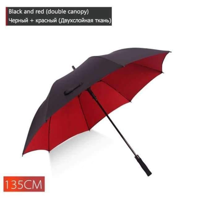 130cm large umbrella men's golf umbrella windproof double-layer automatic long-handled umbrella ladies men's