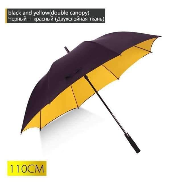 130cm large umbrella men's golf umbrella windproof double-layer automatic long-handled umbrella ladies men's