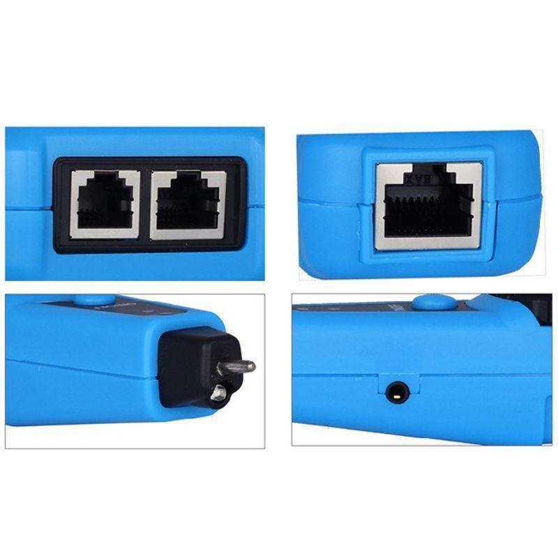 Cat5 Cat6 Wire Tracker LAN Tester RJ11 Telephone Line RJ45 Ethernet Network Cable Detector for Checking the Collation-Continuity