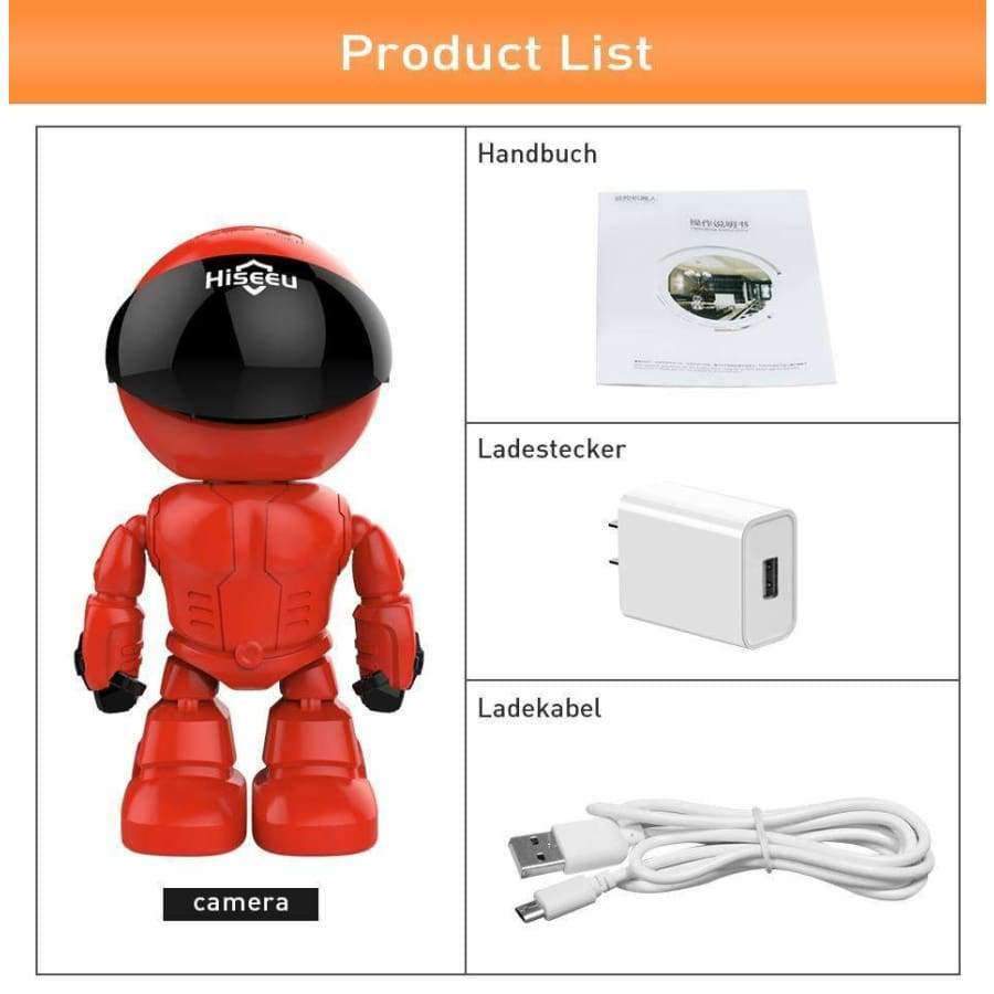 Hiseeu Wireless Robot IP Kamera 960P WIFI CCTV HD Baby Monitor Fernbedienung Sicherheitskamera Netzwerk WLAN Zwei-Wege-Audio