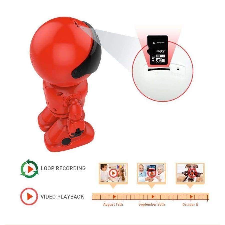 Hiseeu Wireless Robot IP Kamera 960P WIFI CCTV HD Baby Monitor Fernbedienung Sicherheitskamera Netzwerk WLAN Zwei-Wege-Audio