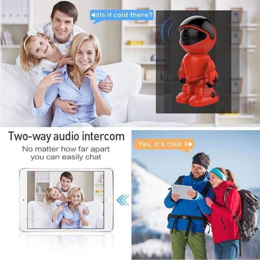 Hiseeu Wireless Robot IP Kamera 960P WIFI CCTV HD Baby Monitor Fernbedienung Sicherheitskamera Netzwerk WLAN Zwei-Wege-Audio