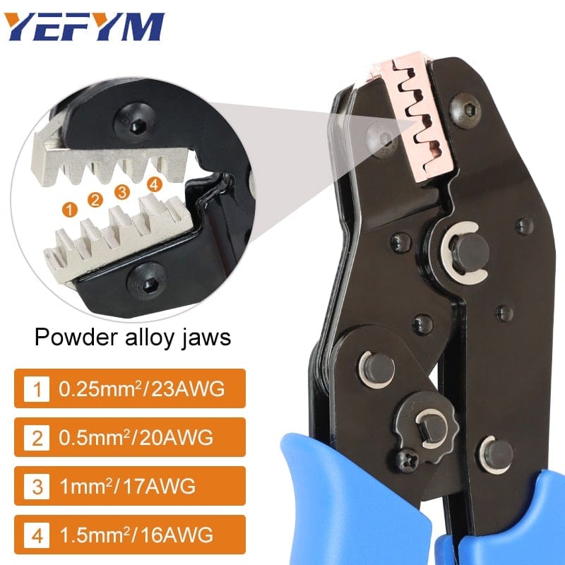 Crimping tool SN-48BS/2549 for Tab 2.8 4.8 6.3 XH2.54 SM2.5 DuPont2.54 connections Auto plug cable electrician tool set