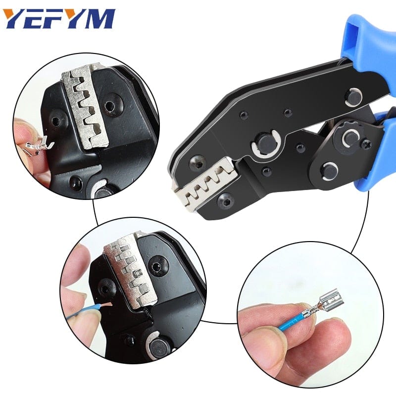 Crimping tool SN-48BS/2549 for Tab 2.8 4.8 6.3 XH2.54 SM2.5 DuPont2.54 connections Auto plug cable electrician tool set
