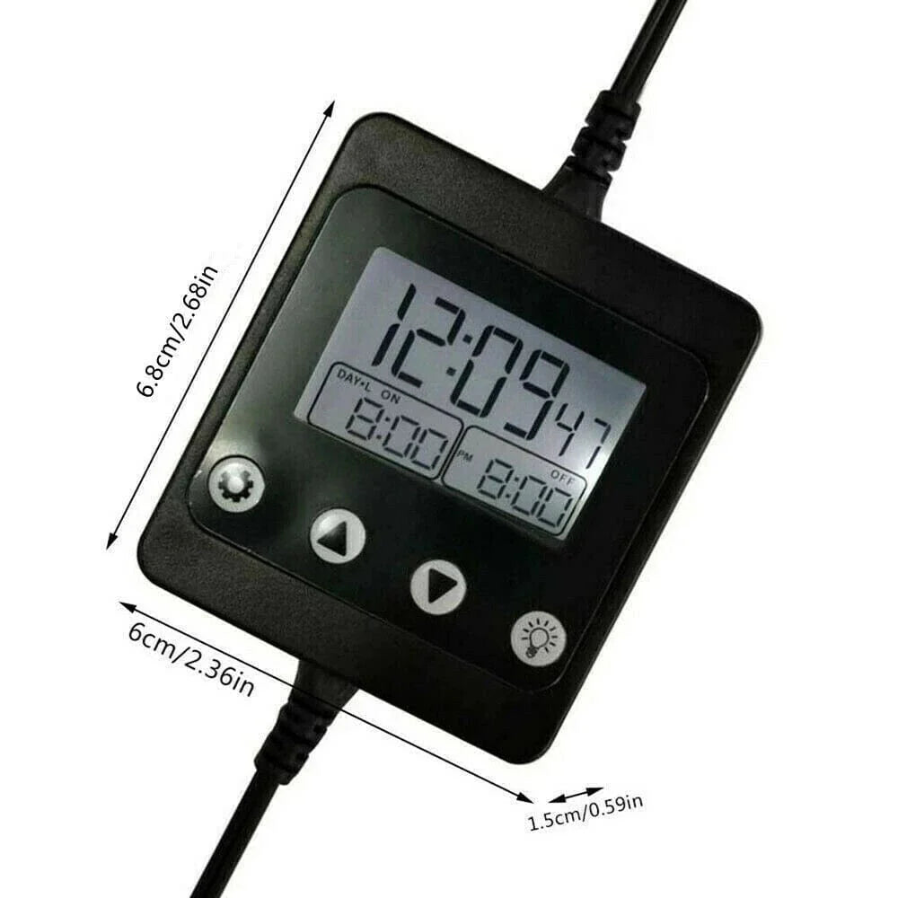 Aquarium Dimmsteuerung Fischtank LED Licht Timer Dimmer Controller Vollspektrum Beleuchtung Zubehör und Ausrüstung