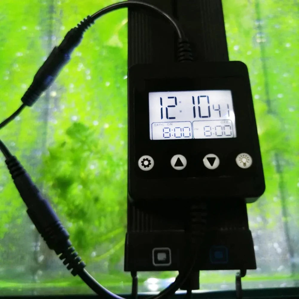 Aquarium Dimmsteuerung Fischtank LED Licht Timer Dimmer Controller Vollspektrum Beleuchtung Zubehör und Ausrüstung