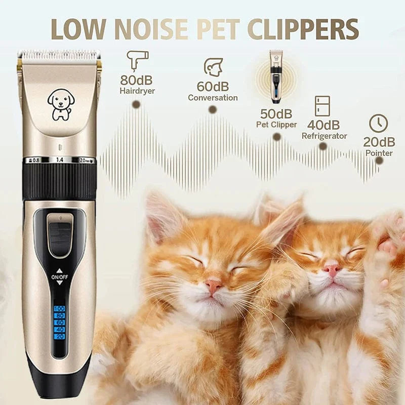 Hundeschneider Hundehaar-Schneider Pflege (Haustier/Katze/Hund/Kaninchen) Haarschnitt Trimmer Rasierer Set Haustiere Kabellos Wiederaufladbar Professionell