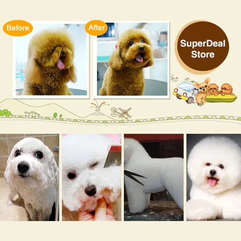 Hundeschneider Hundehaar-Schneider Pflege (Haustier/Katze/Hund/Kaninchen) Haarschnitt Trimmer Rasierer Set Haustiere Kabellos Wiederaufladbar Professionell