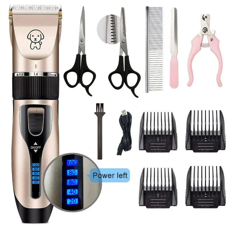 Hundeschneider Hundehaar-Schneider Pflege (Haustier/Katze/Hund/Kaninchen) Haarschnitt Trimmer Rasierer Set Haustiere Kabellos Wiederaufladbar Professionell