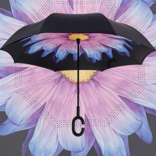 Reversed Umbrella Double Layer Inverted Multifunction Windproof Rain Hand Men's Umbrellas For Adults Long Umbrellas