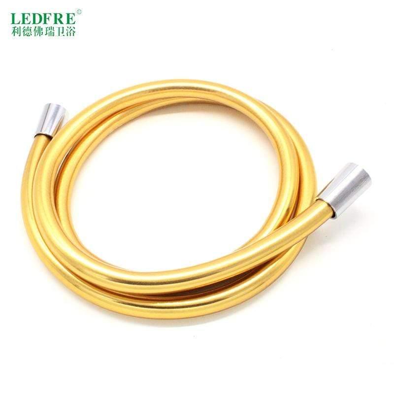 LEDFRE PVC Duschschlauch Silber PVC Schlauch Sanitär Flexibler Schlauch Für Badezimmer Handheld Duschkopf F1/2*F1/2 Für 16" 40" 60" 80"