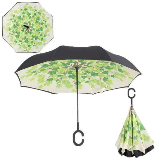 Reversed Umbrella Double Layer Inverted Multifunction Windproof Rain Hand Men's Umbrellas For Adults Long Umbrellas