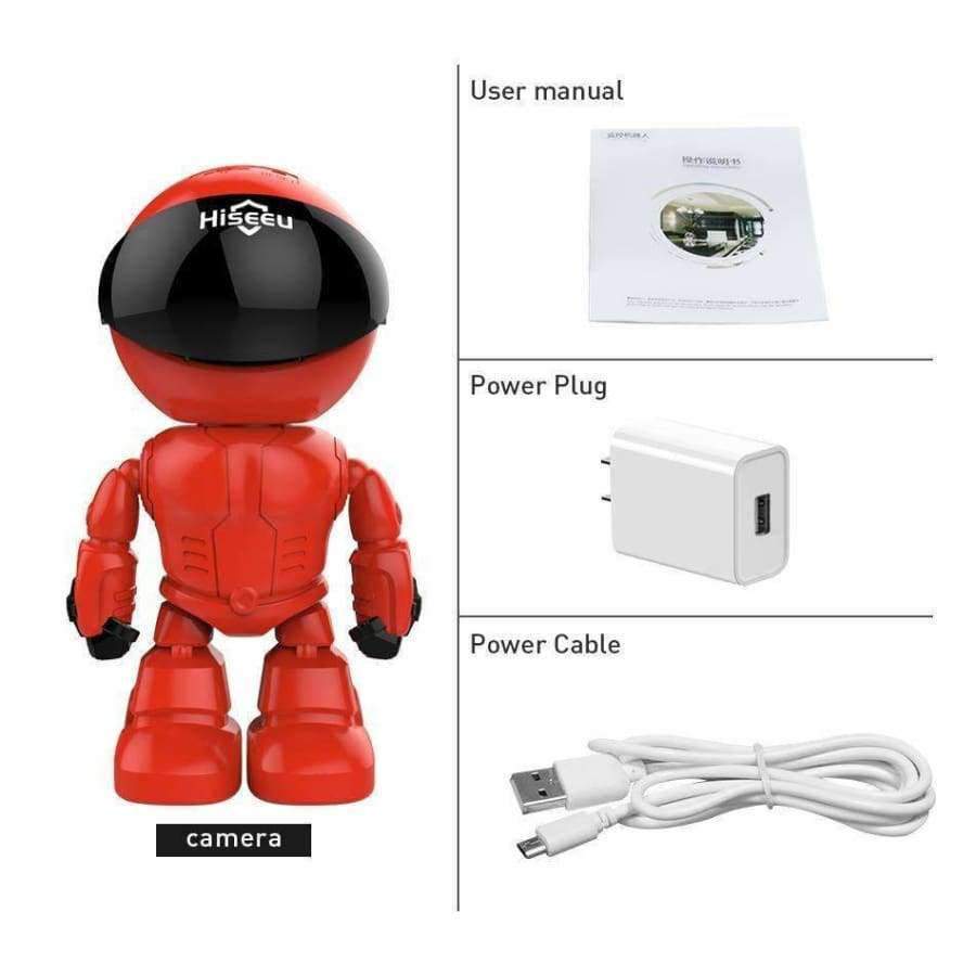 Hiseeu Wireless Robot IP Kamera 960P WIFI CCTV HD Baby Monitor Fernbedienung Sicherheitskamera Netzwerk WLAN Zwei-Wege-Audio