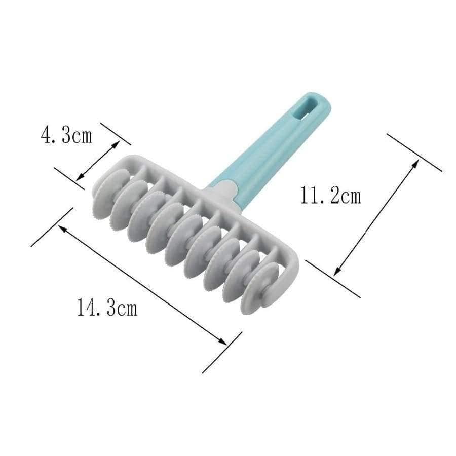37pcs/Set Küchenbackwerkzeug Fondant Band Schneider, 4 verschiedene Zahnräder Prägegerät Set Nudel Teigschneider Backwerkzeuge für Kuchen