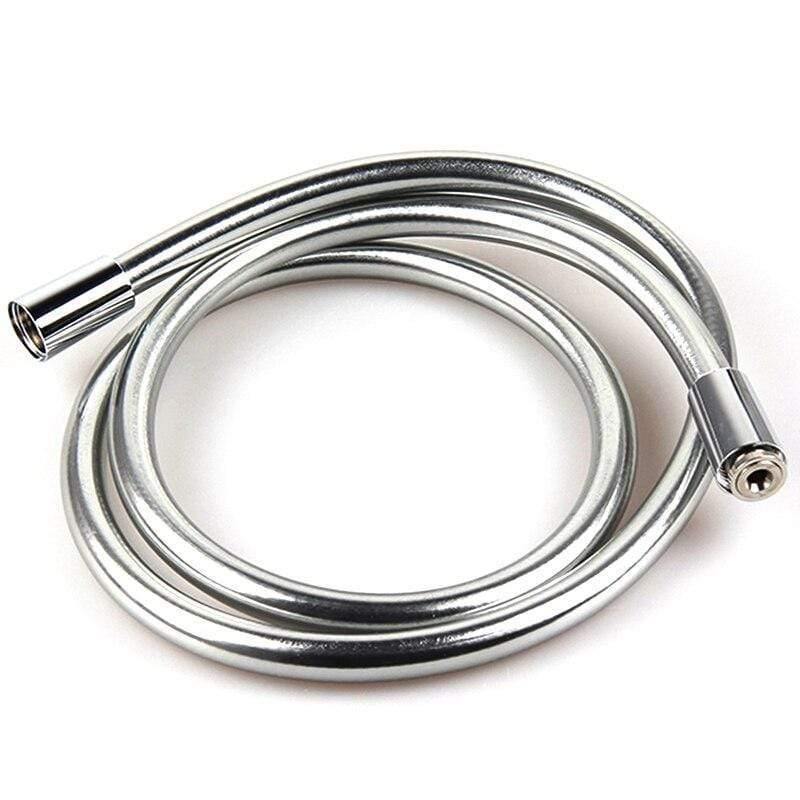 LEDFRE PVC Duschschlauch Silber PVC Schlauch Sanitär Flexibler Schlauch Für Badezimmer Handheld Duschkopf F1/2*F1/2 Für 16" 40" 60" 80"