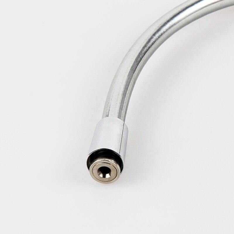 LEDFRE PVC Duschschlauch Silber PVC Schlauch Sanitär Flexibler Schlauch Für Badezimmer Handheld Duschkopf F1/2*F1/2 Für 16" 40" 60" 80"