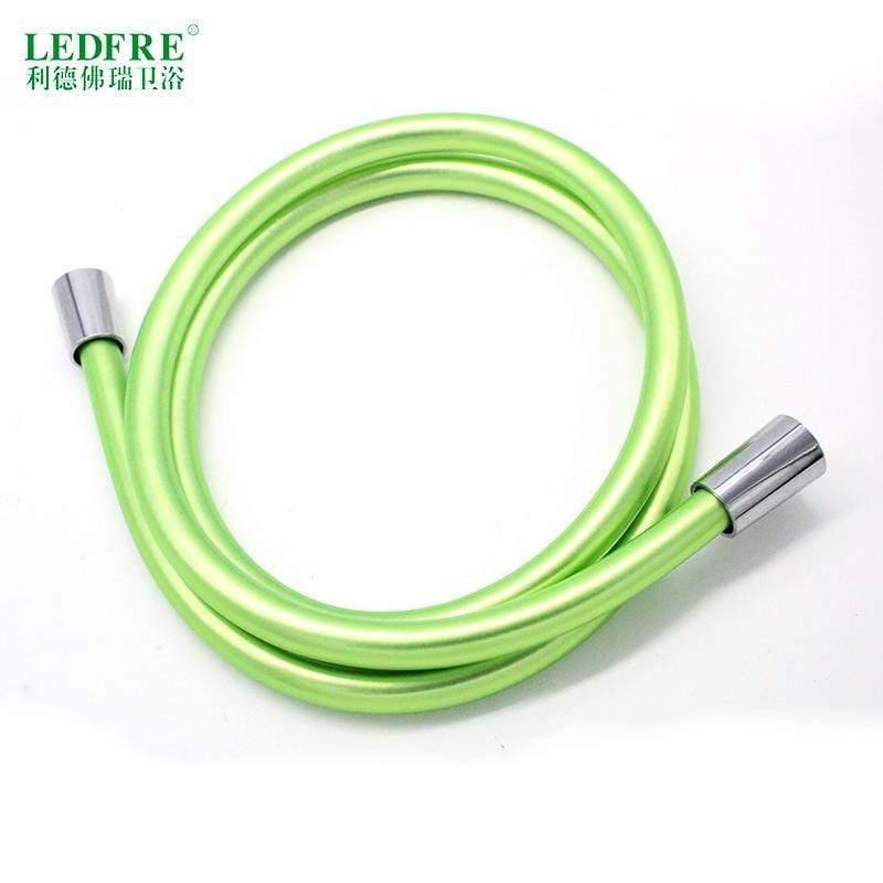 LEDFRE PVC Duschschlauch Silber PVC Schlauch Sanitär Flexibler Schlauch Für Badezimmer Handheld Duschkopf F1/2*F1/2 Für 16" 40" 60" 80"