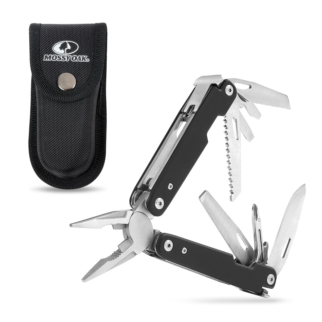MOSSY OAK 21 in 1 Multi Tool Pliers Wire Cutter Folding Pliers Outdoor Camping Multitool Portable Folding Pocket Pliers