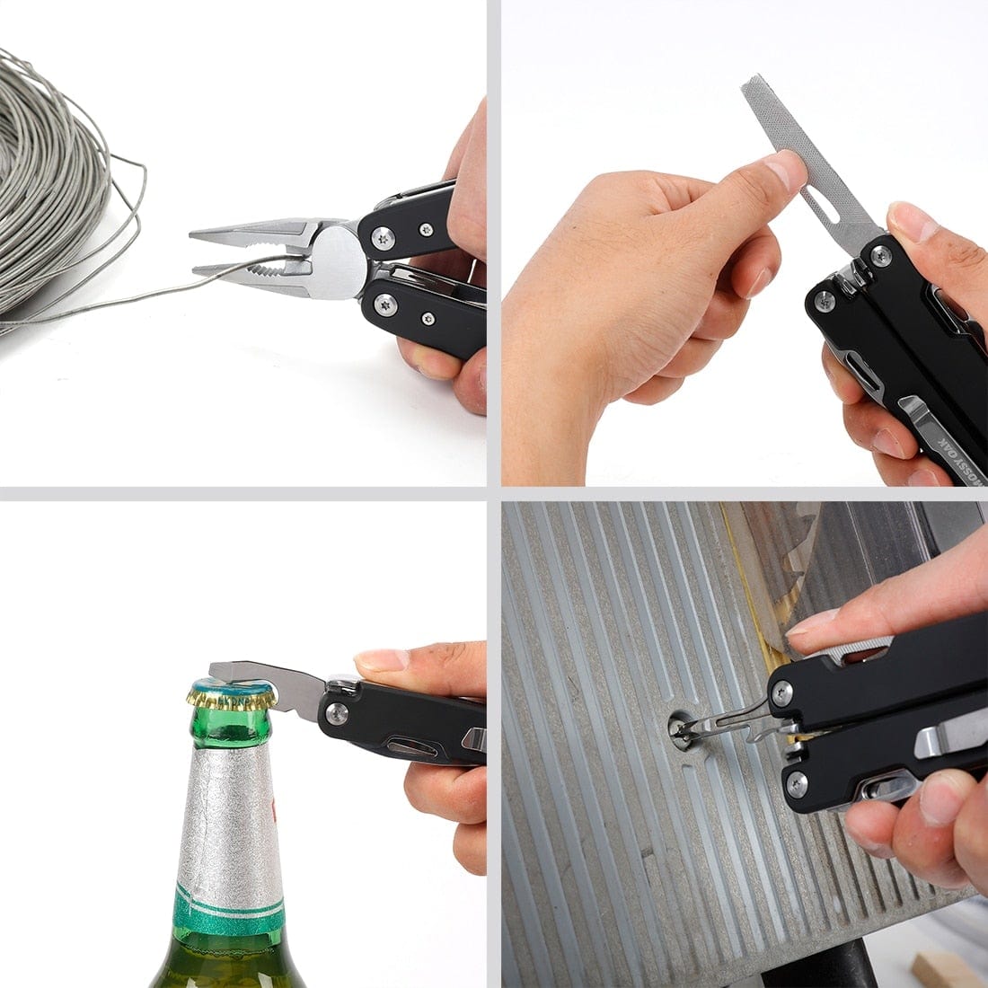 MOSSY OAK 21 in 1 Multi Tool Pliers Wire Cutter Folding Pliers Outdoor Camping Multitool Portable Folding Pocket Pliers